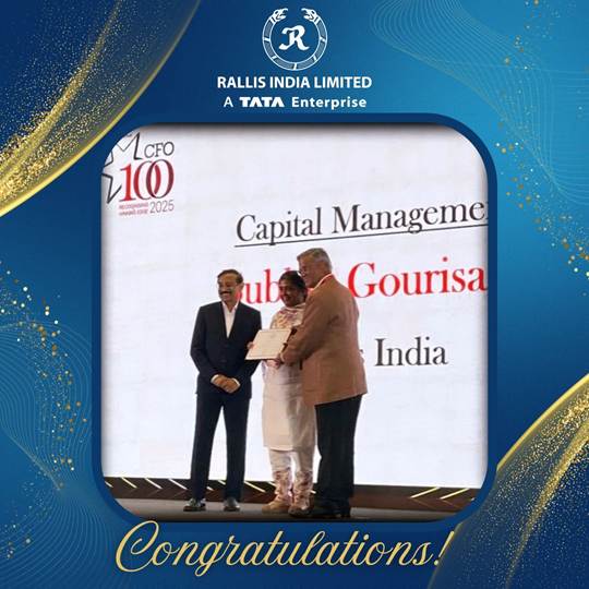 Congratulations to Subhra Gourisaria for receiving the Recognition of Excellence Award – CFO 2025 fo